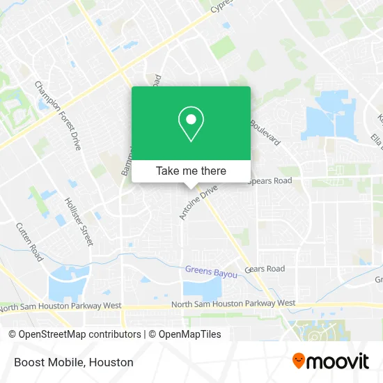 Boost Mobile map