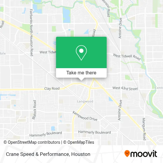 Crane Speed & Performance map