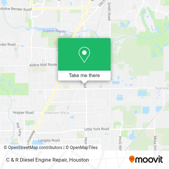 C & R Diesel Engine Repair map