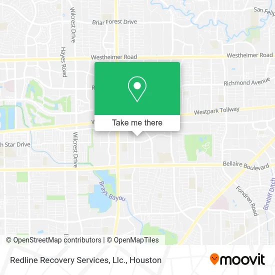 Redline Recovery Services, Llc. map