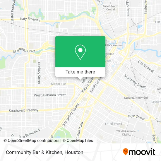 Community Bar & Kitchen map