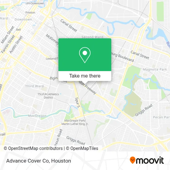 Advance Cover Co map