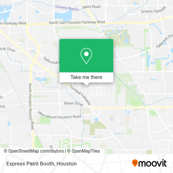 Express Paint Booth map