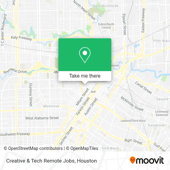 Creative & Tech Remote Jobs map