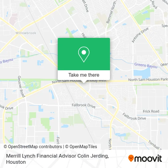 Merrill Lynch Financial Advisor Colin Jerding map