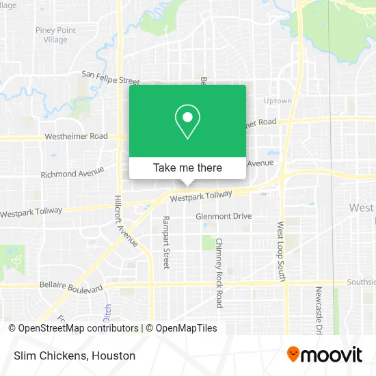 Slim Chickens map