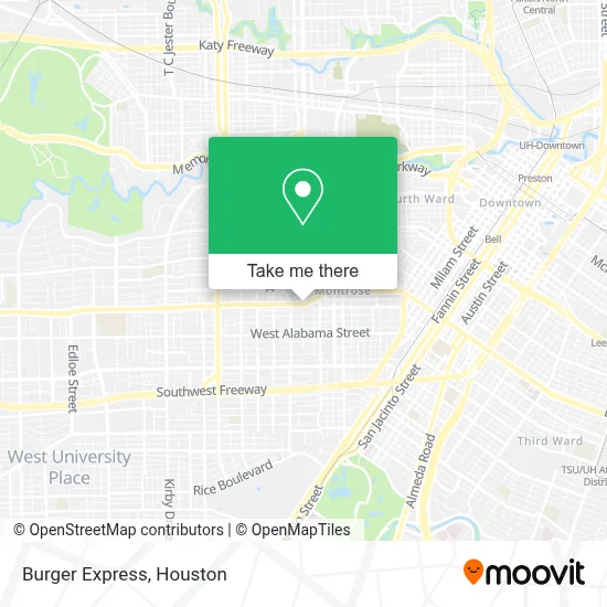 Burger Express map