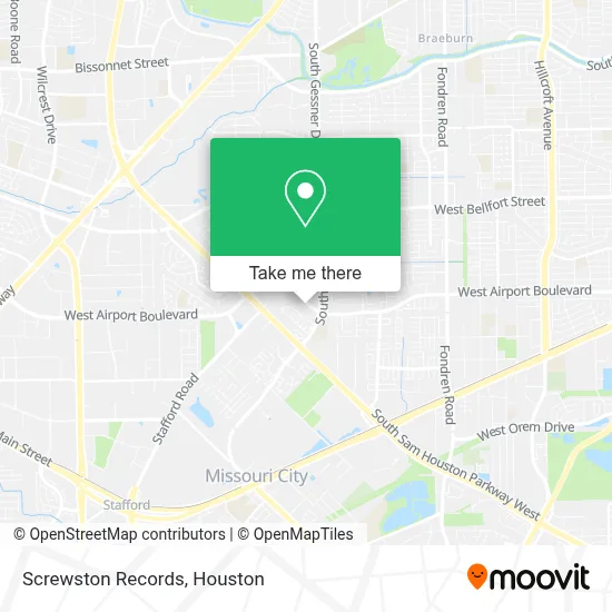 Screwston Records map