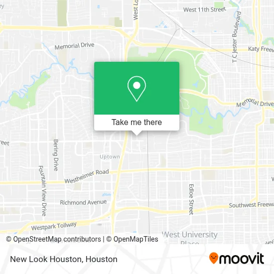 New Look Houston map