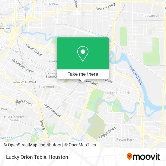 Lucky Orion Table map