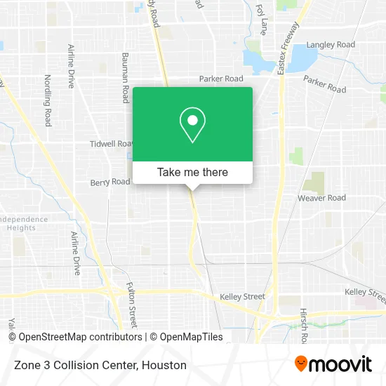 Zone 3 Collision Center map