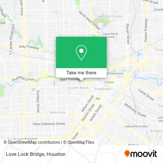 Love Lock Bridge map