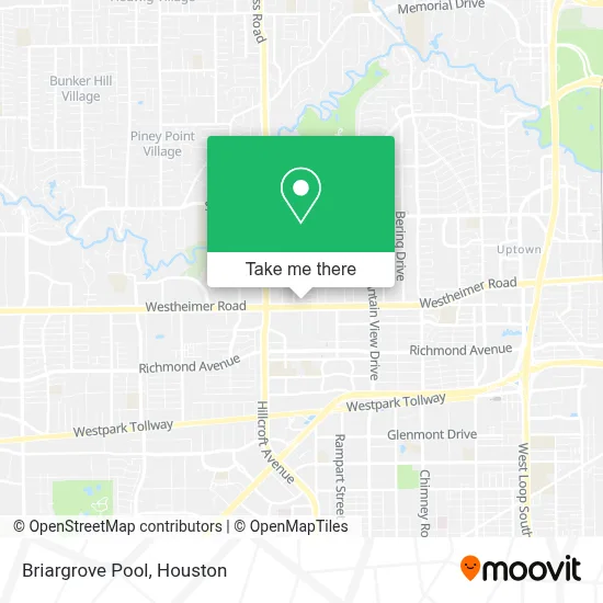 Briargrove Pool map
