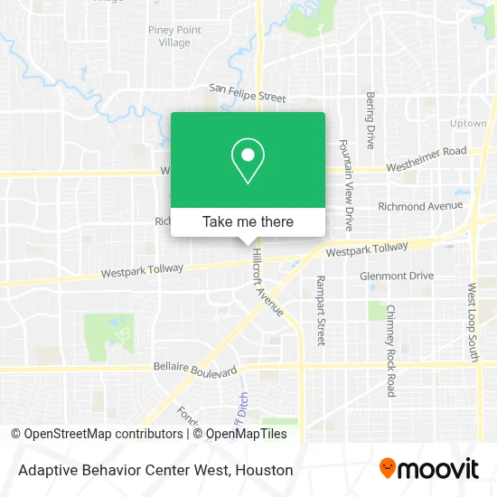 Adaptive Behavior Center West map
