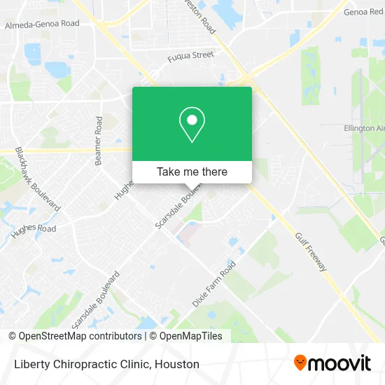 Liberty Chiropractic Clinic map