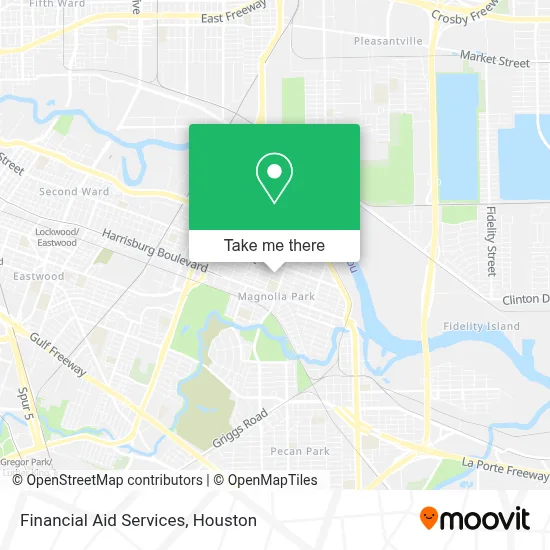 Financial Aid Services map