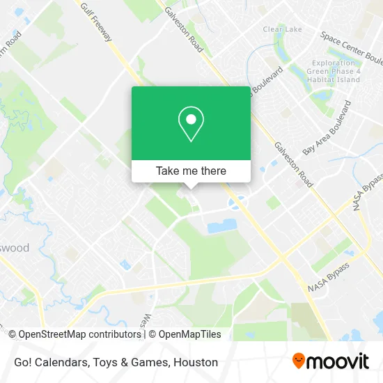 Go! Calendars, Toys & Games map
