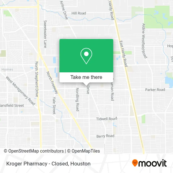 Kroger Pharmacy - Closed map