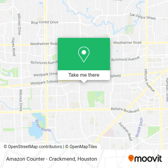Amazon Counter - Crackmend map