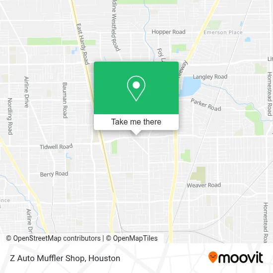 Z Auto Muffler Shop map