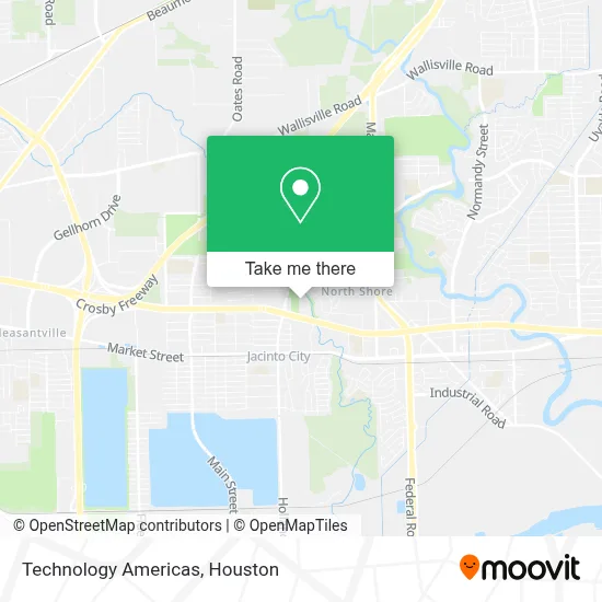 Technology Americas map