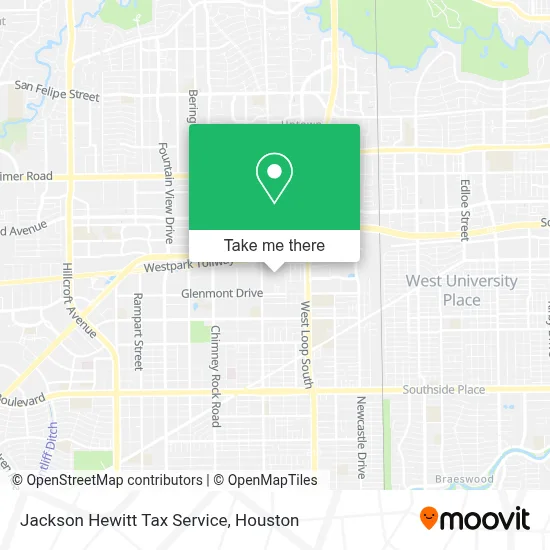Jackson Hewitt Tax Service map