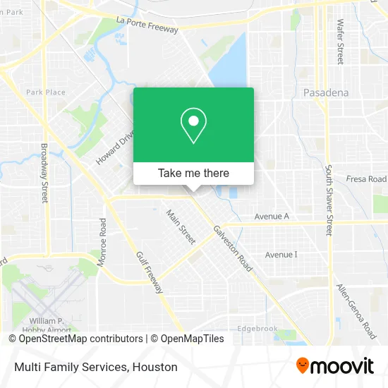 Multi Family Services map