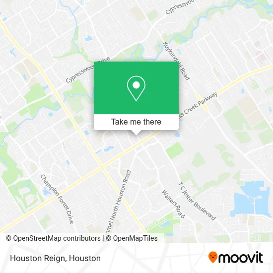 Houston Reign map
