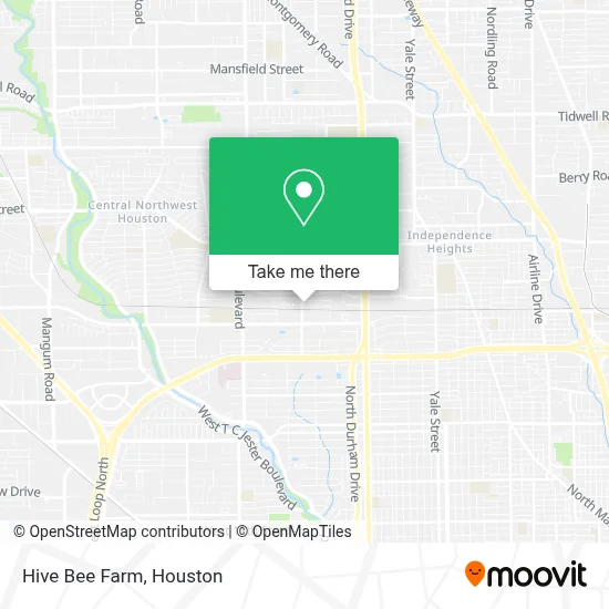 Hive Bee Farm map