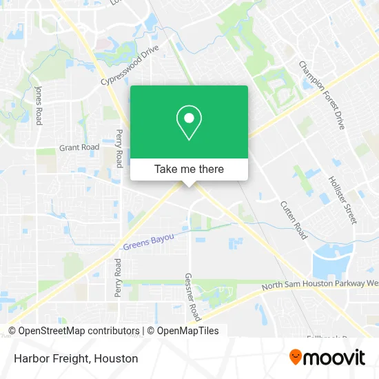Harbor Freight map