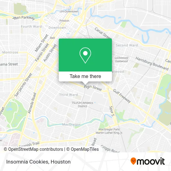Insomnia Cookies map