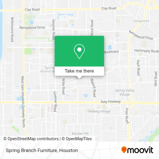 Spring Branch Furniture map