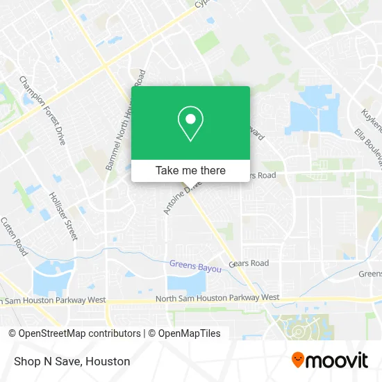 Shop N Save map