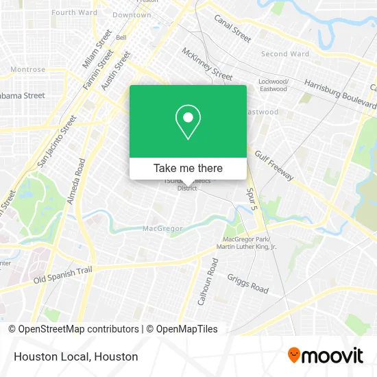 Houston Local map