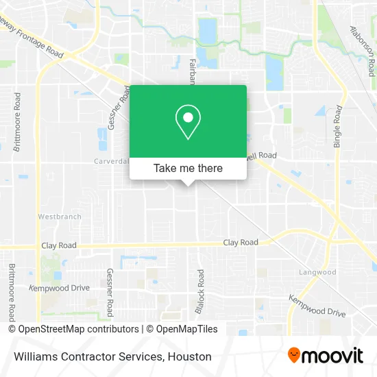 Williams Contractor Services map