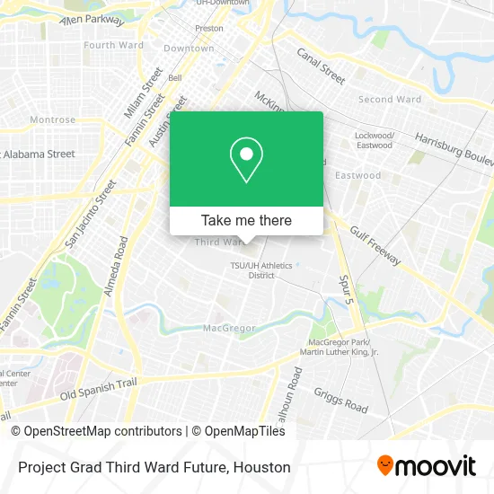 Project Grad Third Ward Future map