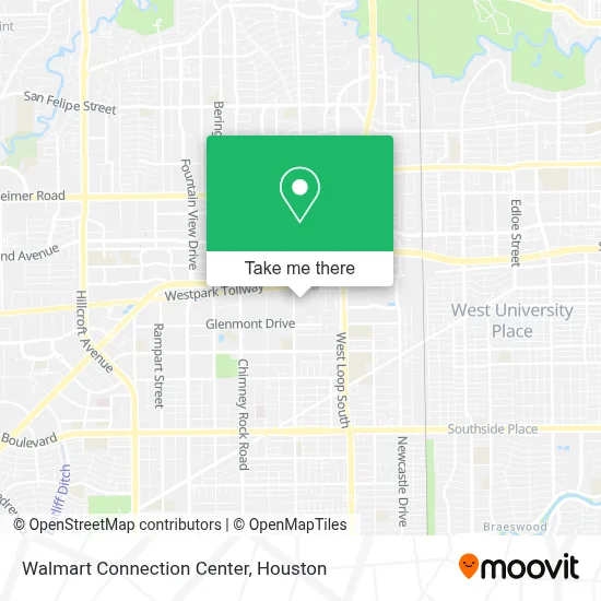 Walmart Connection Center map
