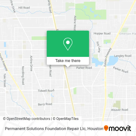 Permanent Solutions Foundation Repair Llc map