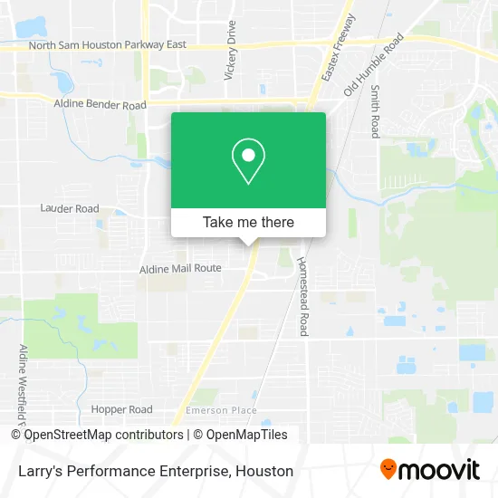 Larry's Performance Enterprise map