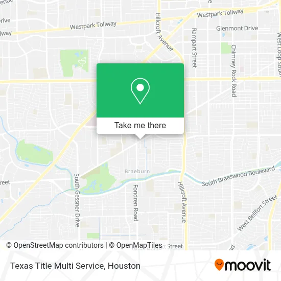 Texas Title Multi Service map