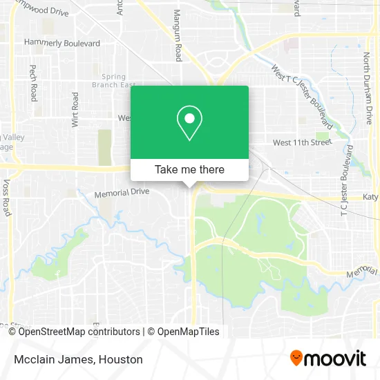 Mcclain James map