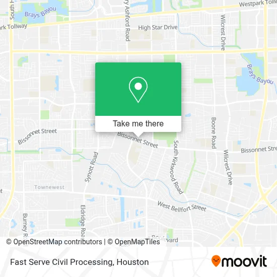 Fast Serve Civil Processing map