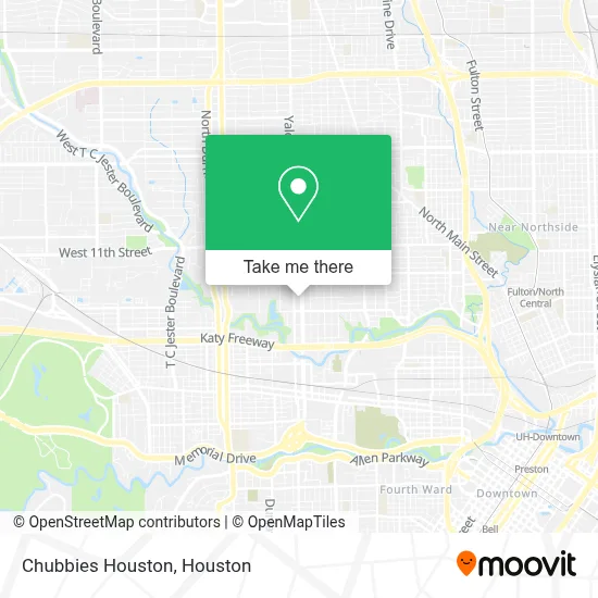 Chubbies Houston map