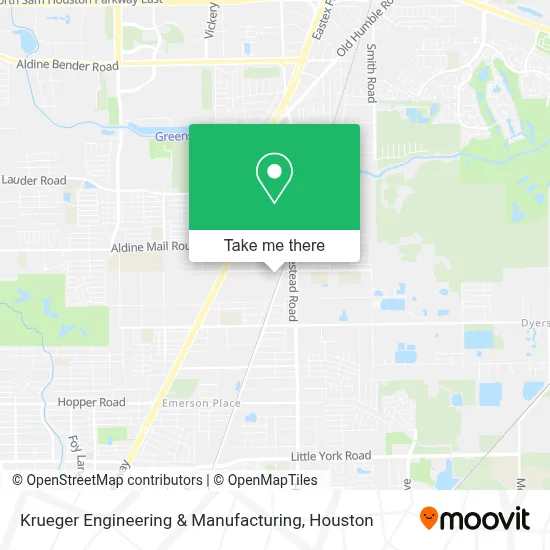 Krueger Engineering & Manufacturing map