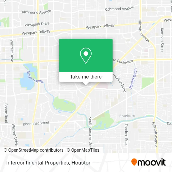 Intercontinental Properties map