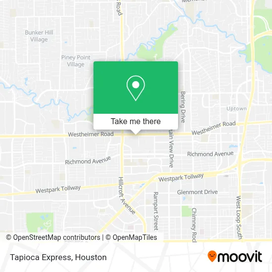 Tapioca Express map