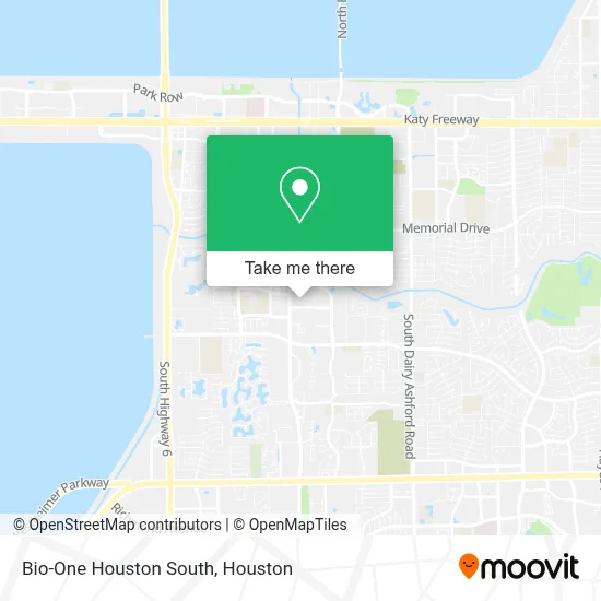 Bio-One Houston South map