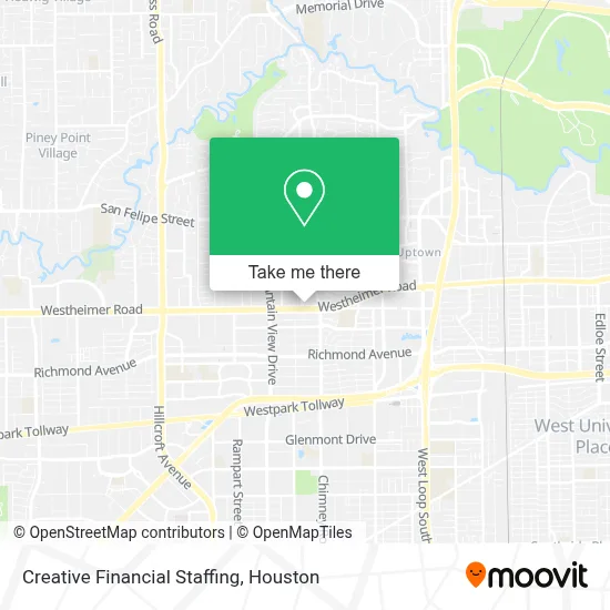 Creative Financial Staffing map
