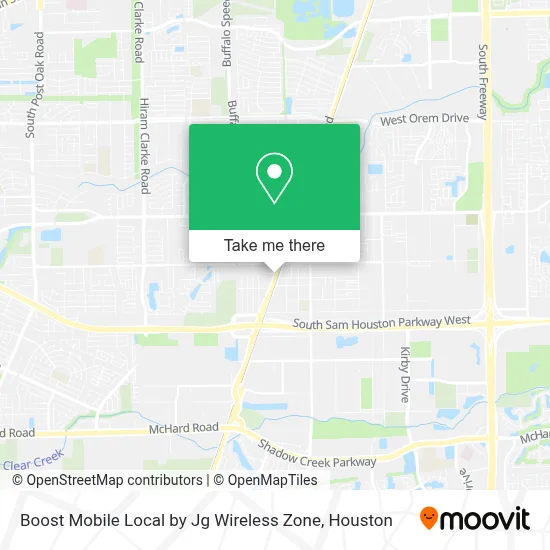 Boost Mobile Local by Jg Wireless Zone map