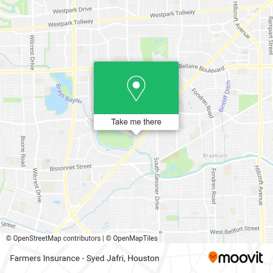 Farmers Insurance - Syed Jafri map